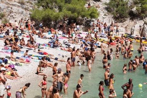 fréquentation des plages